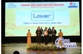 O-Sung Vina Received Award the Top 10 - Vietnam Top Brands 2023